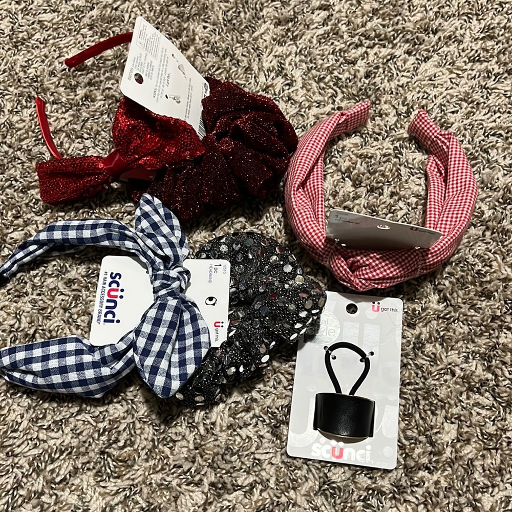 Hair accessories variety 6 piece
